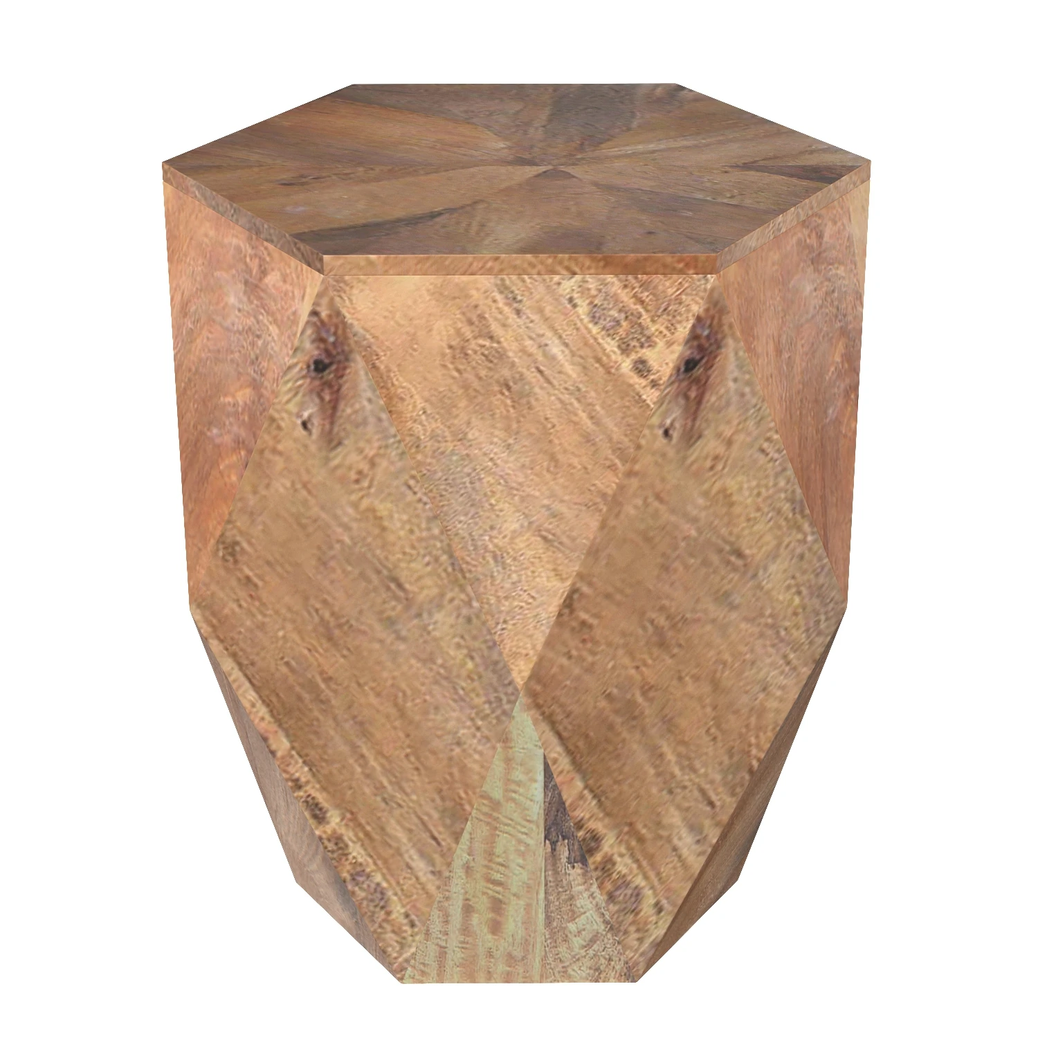 Crestview Collection Pleasant Hill Hexagon End Table 3D Model_01