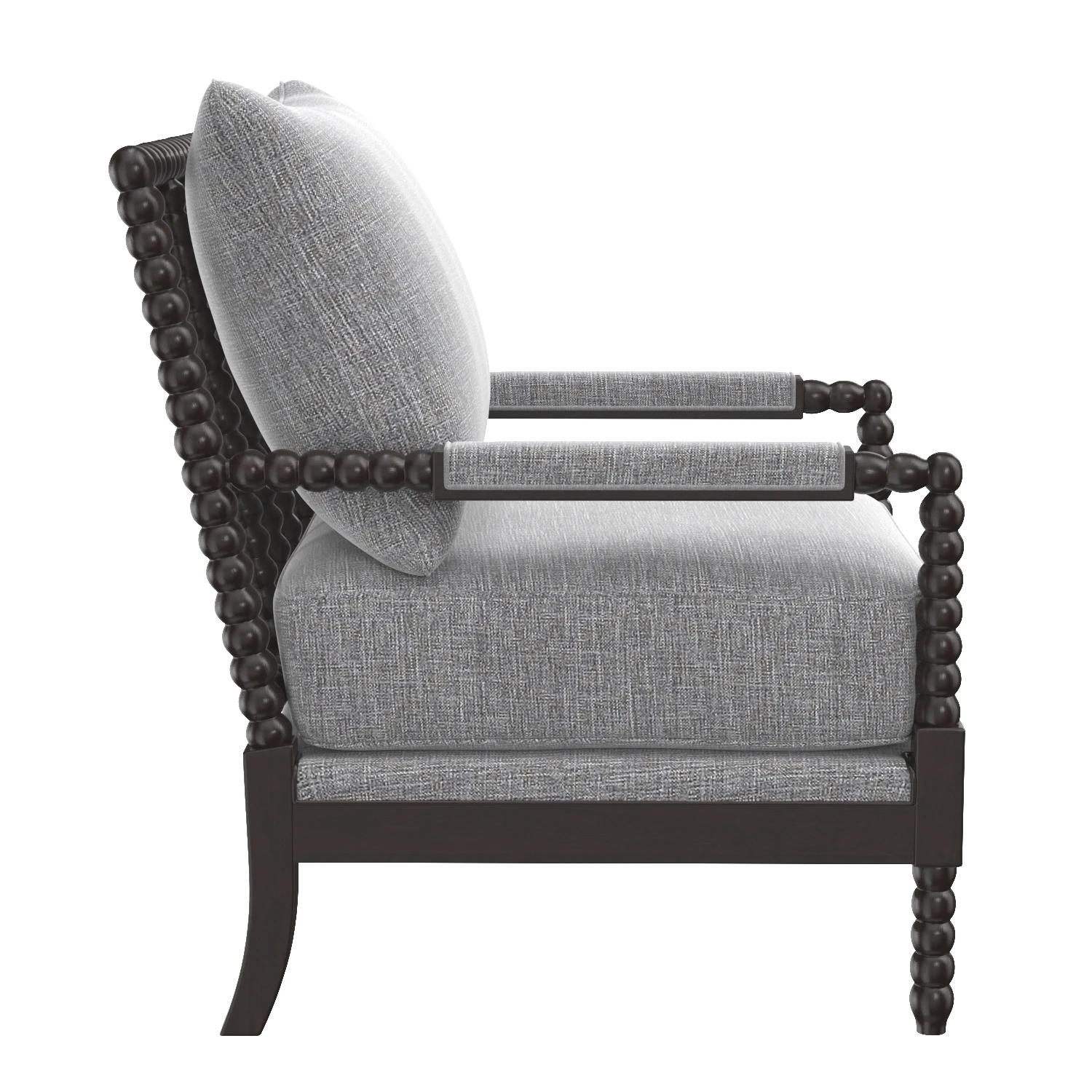 Cushion Back Accent Chair 3D Model_03