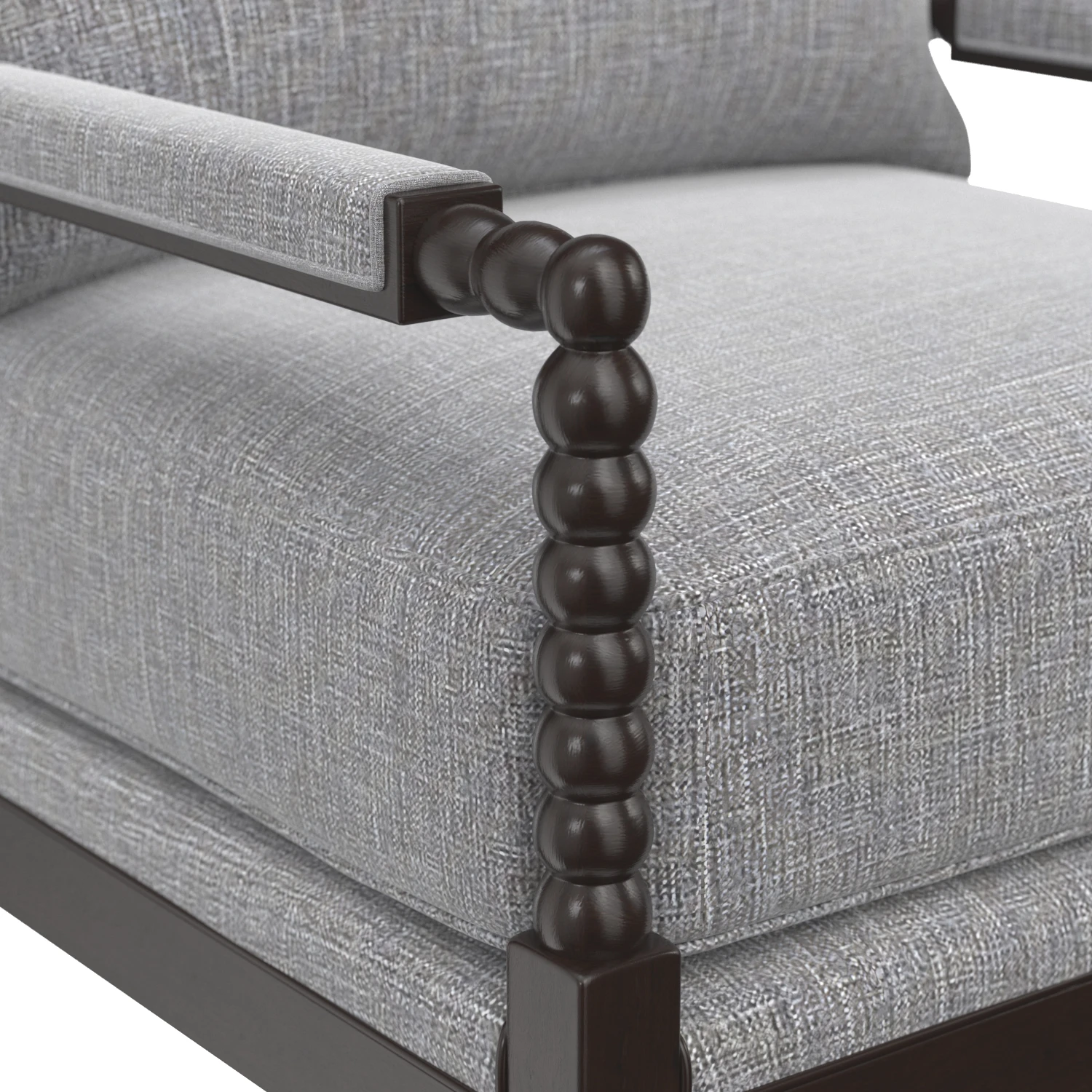 Cushion Back Accent Chair 3D Model_05