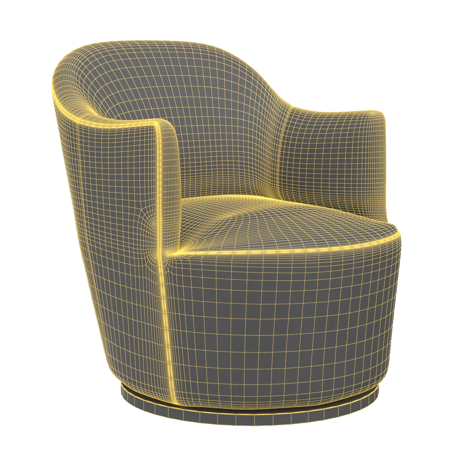 Dawes Swivel Chair 278772 3D Model_07