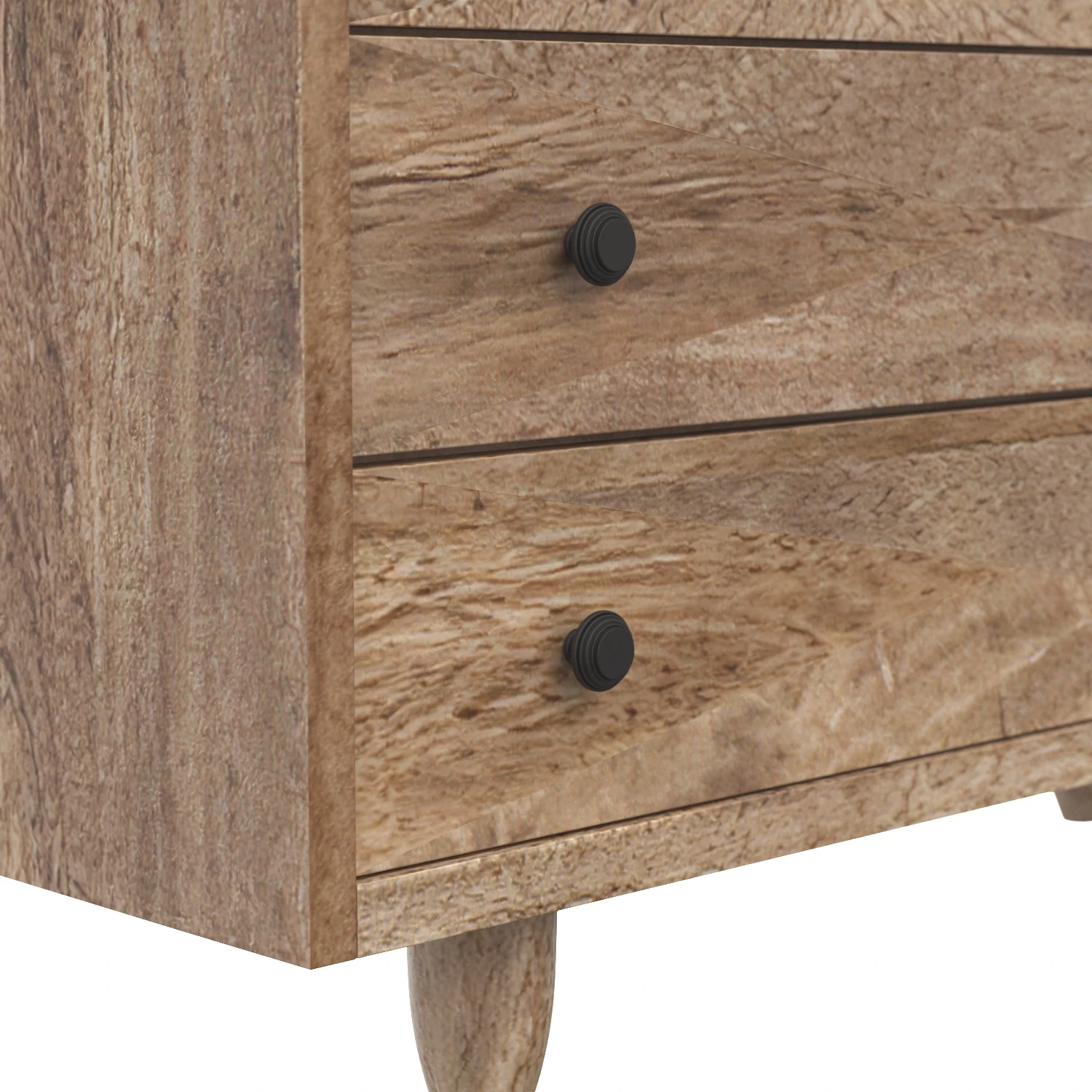 Diamond Double Chest Washed Walnut 3D Model_05