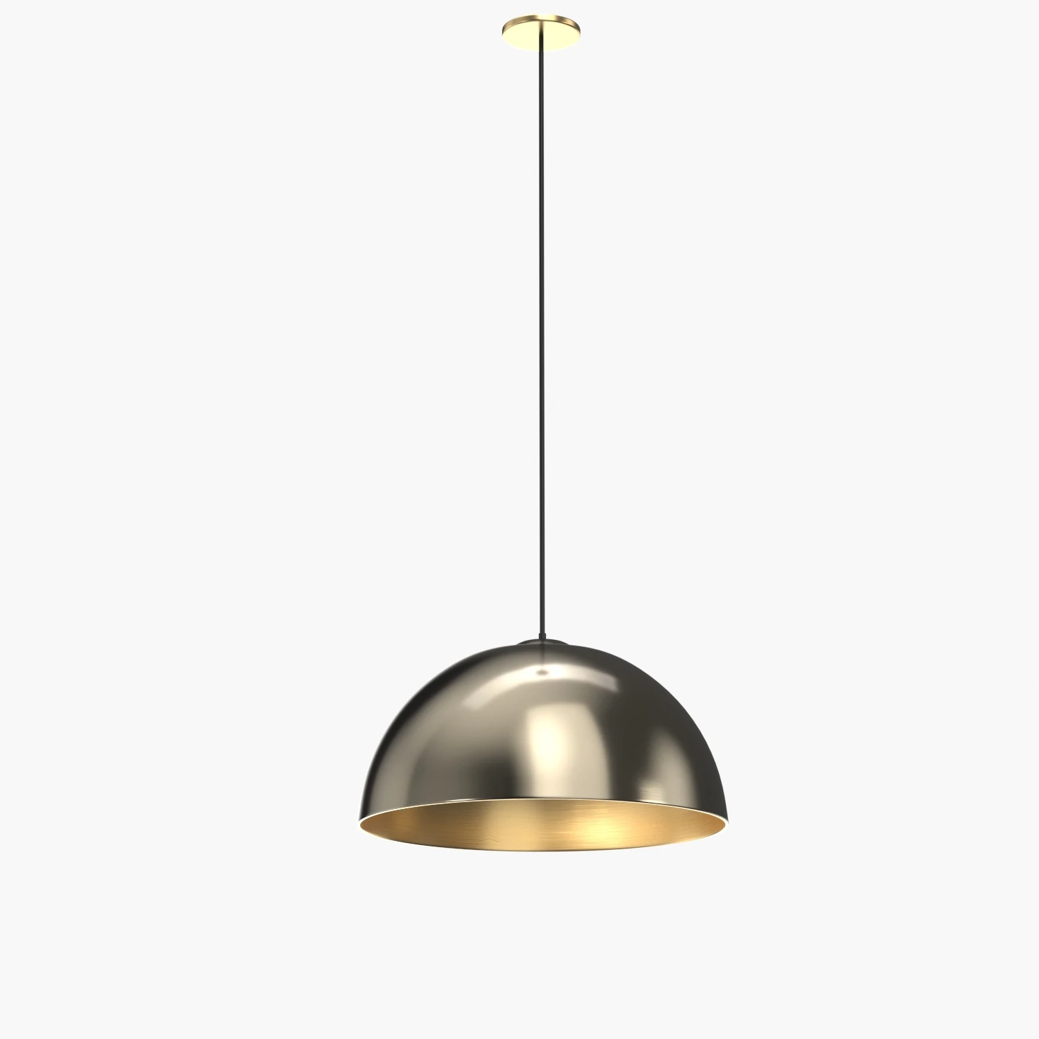 Dome Collection One-Light LED Pendant 3D Model_01