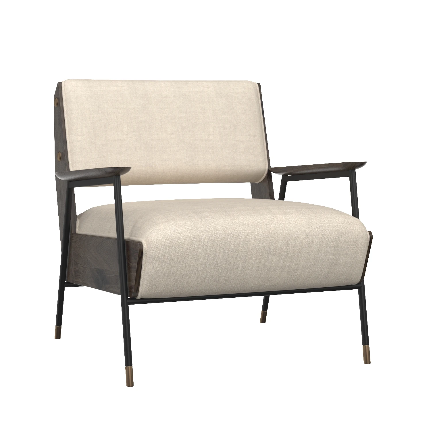 Dovetail Furniture DOV11639 Jonas Occasional Chair 3D Model_01