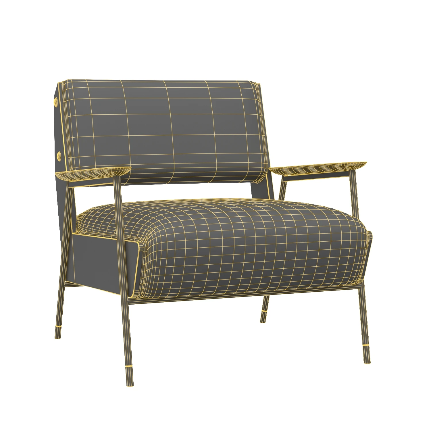 Dovetail Furniture DOV11639 Jonas Occasional Chair 3D Model_07