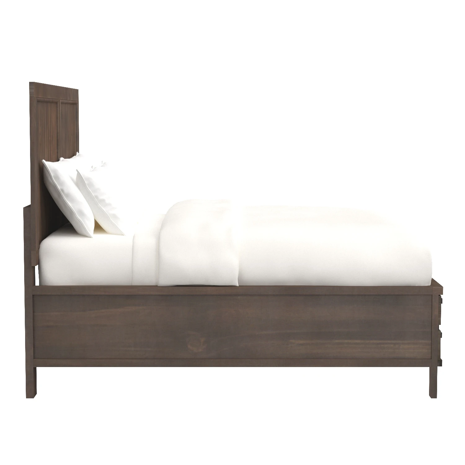 Eastern King Platform Bed with Footboard Storage 1769K-1EK 3D Model_03