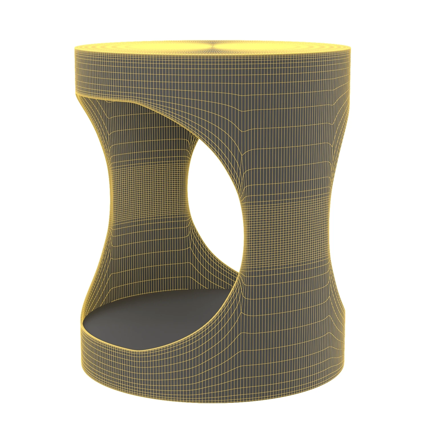 Eclipse Round Side Table 3D Model_07