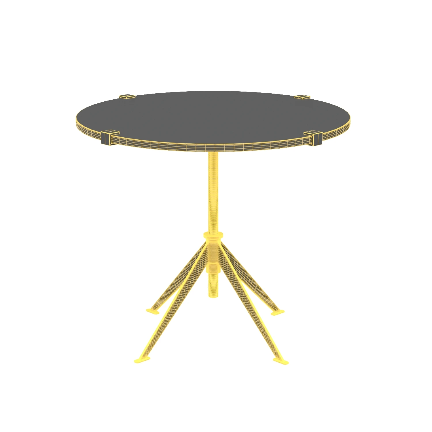Edith Adjustable Side Table Large 3D Model_07