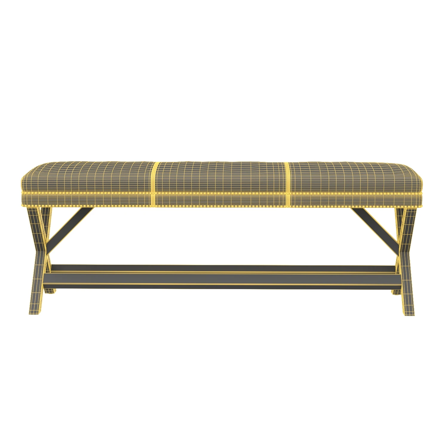 Aldrich Leather Bench 3D Model_07