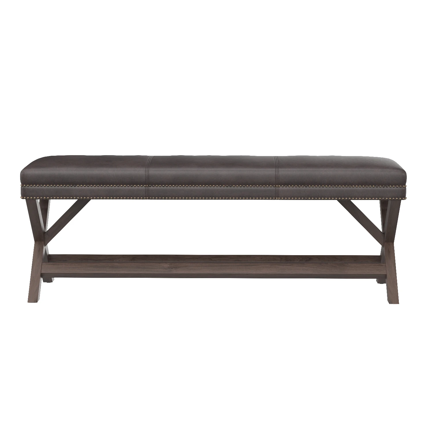 Aldrich Leather Bench 3D Model_01