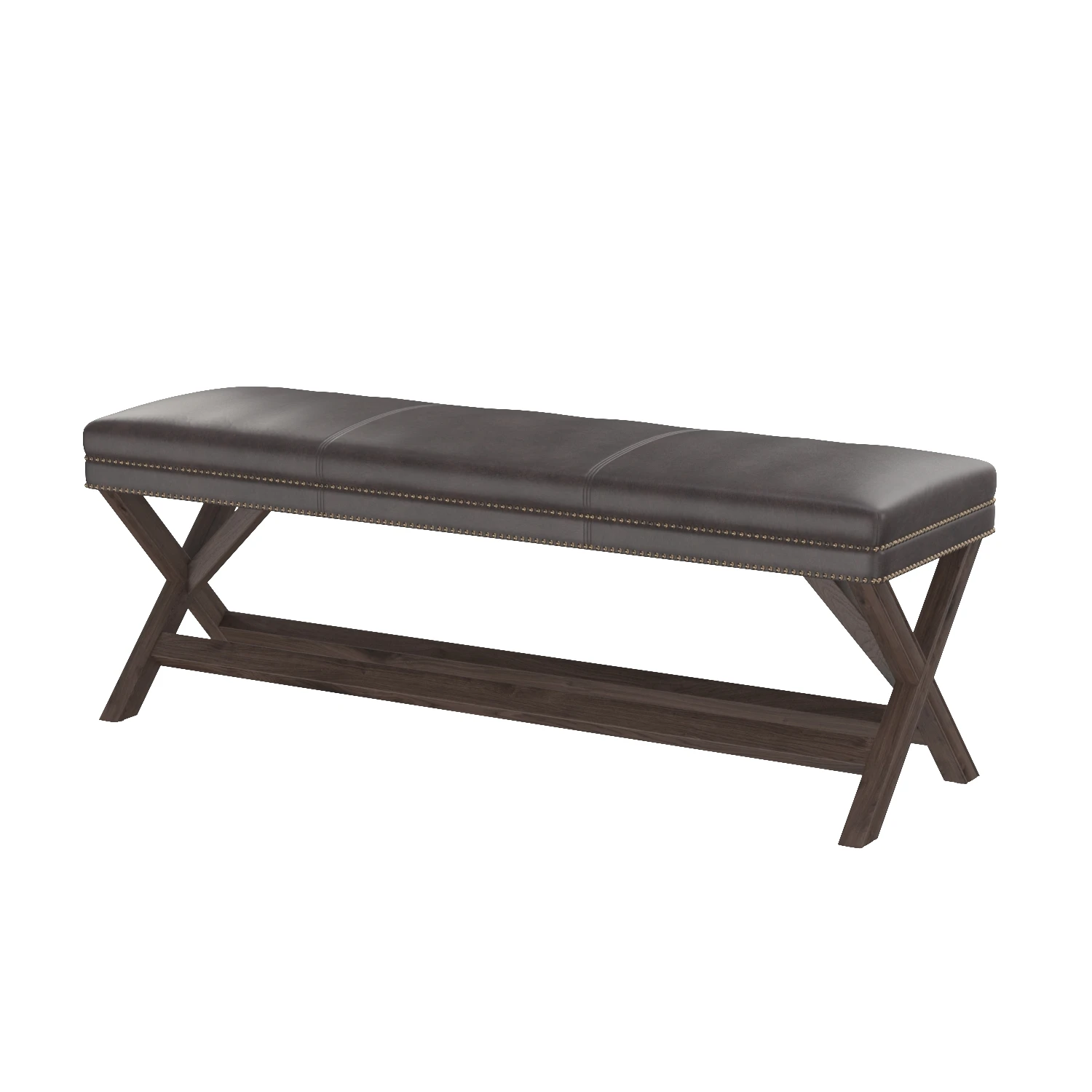 Aldrich Leather Bench 3D Model_06