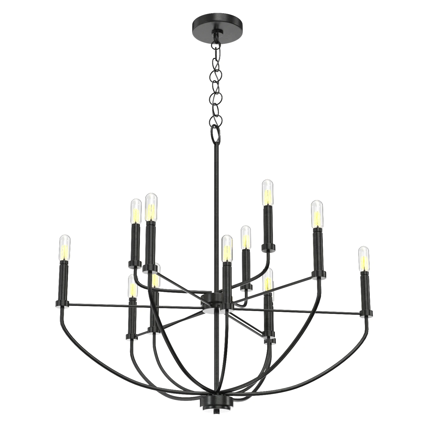 Foreman 9 - Light Candle Style Classic Chandelier 3D Model_01