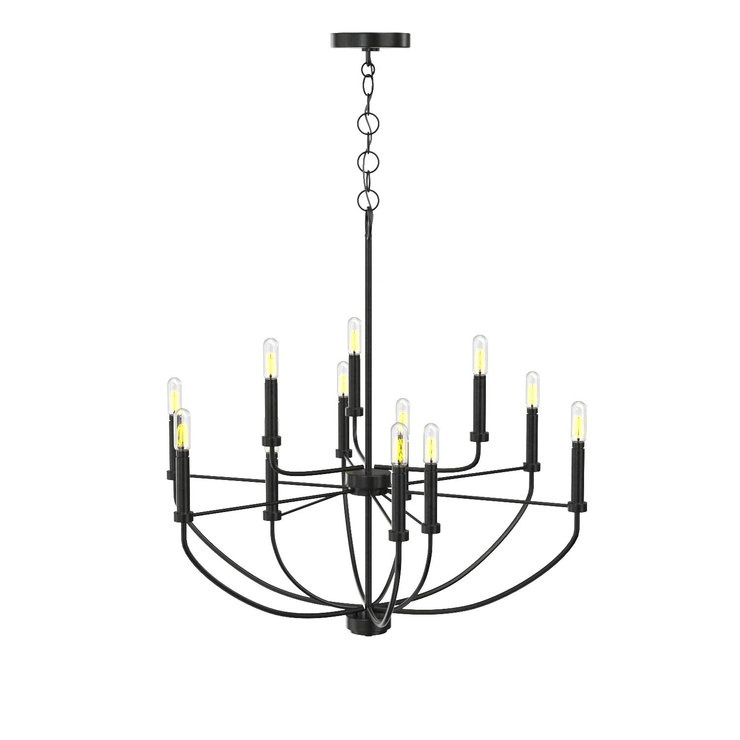 Foreman 9 - Light Candle Style Classic Chandelier 3D Model_04