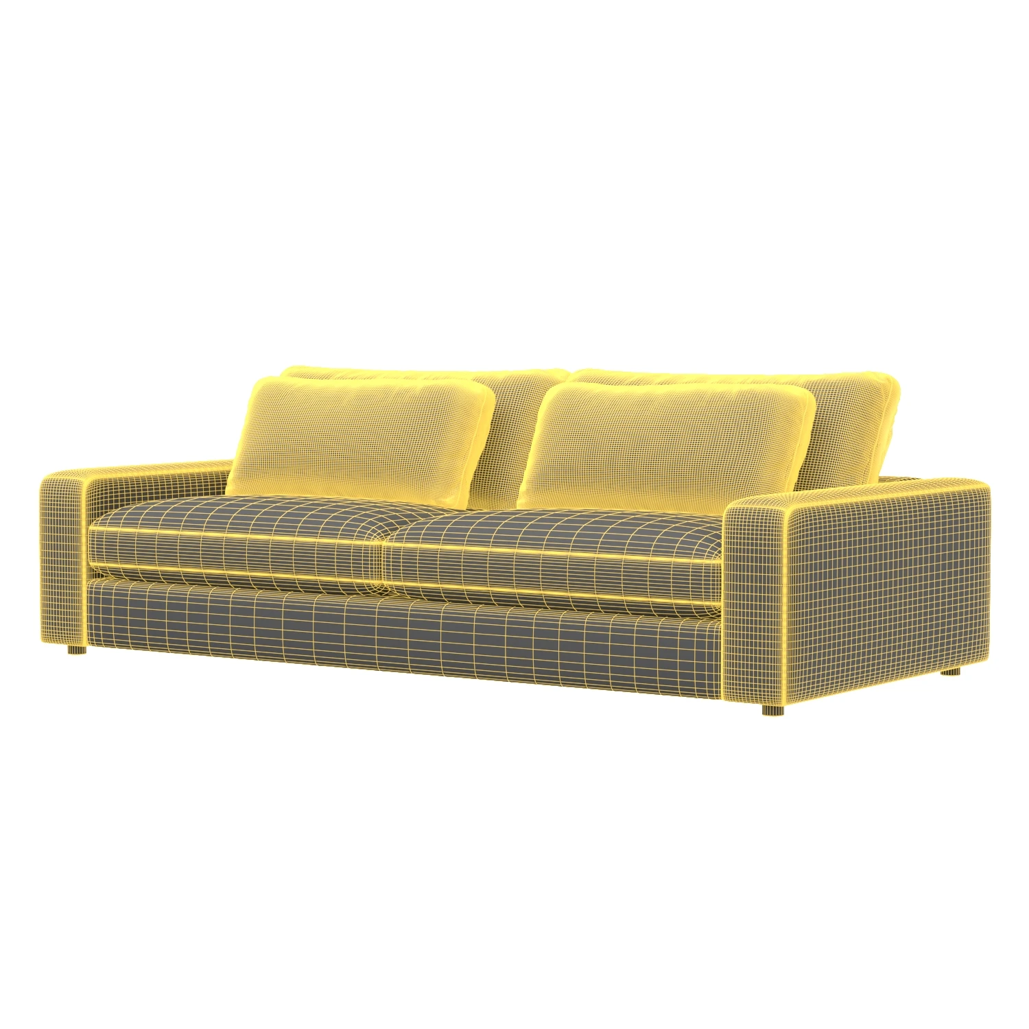 Four Hands Bloor 98 inch Sofa 3D Model_07