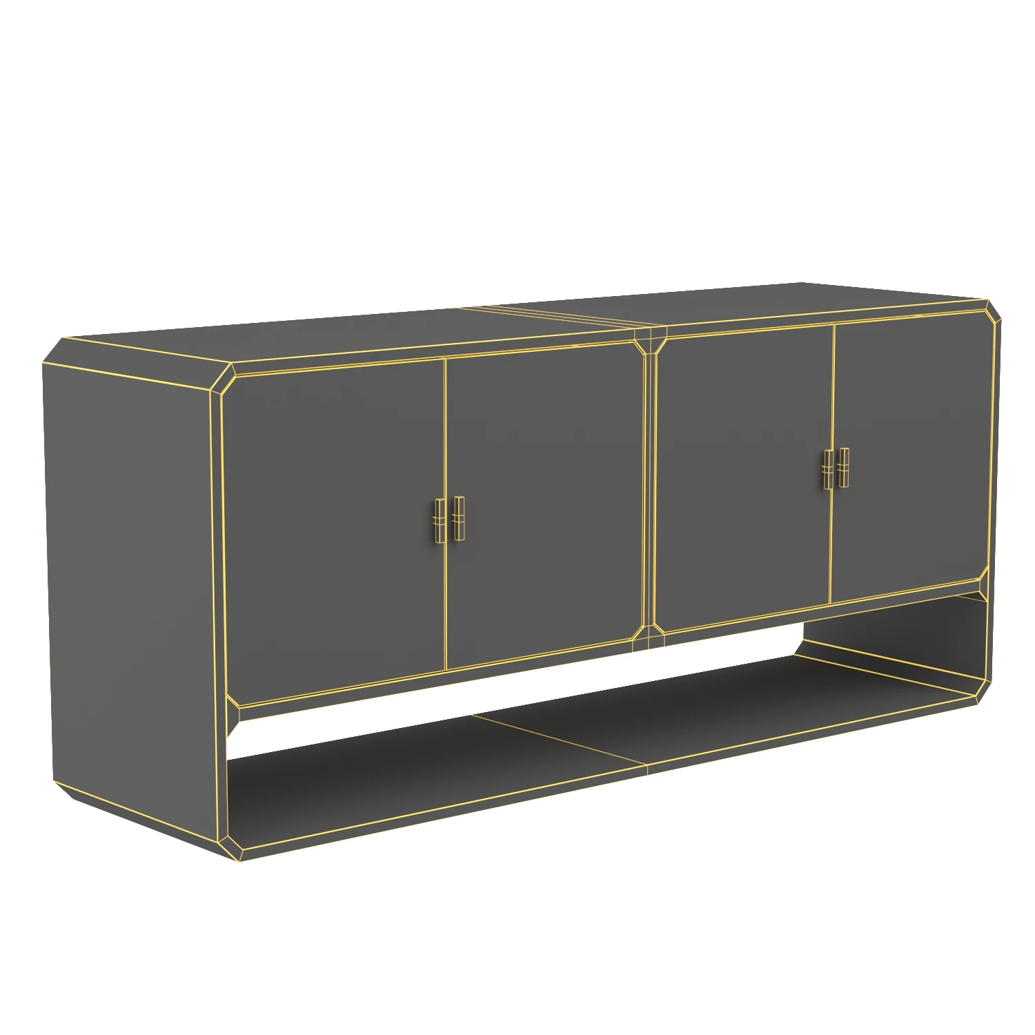 Four Hands Bolton Caspian Sideboard 3D Model_07