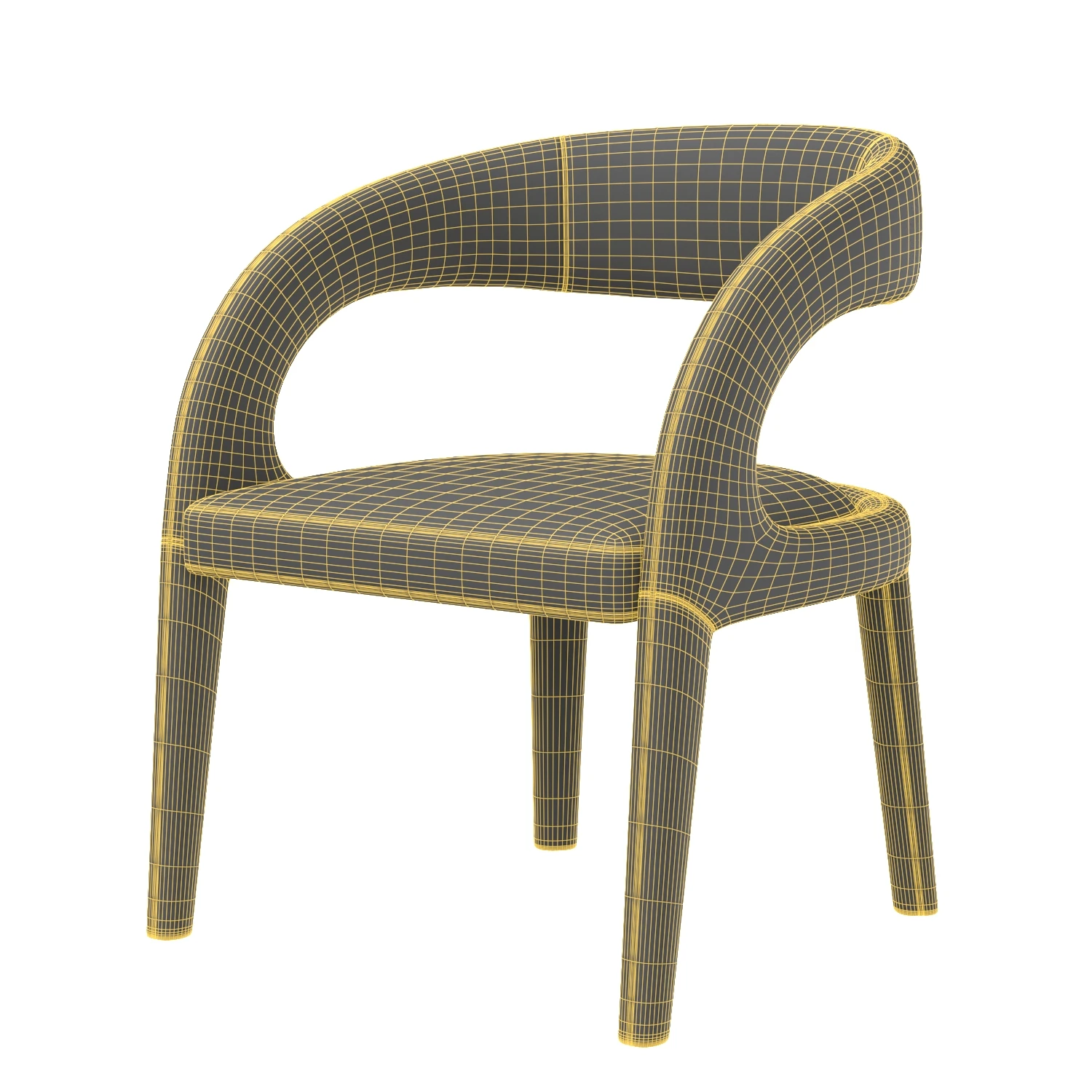Hawkins Dining Chair 3D Model_07