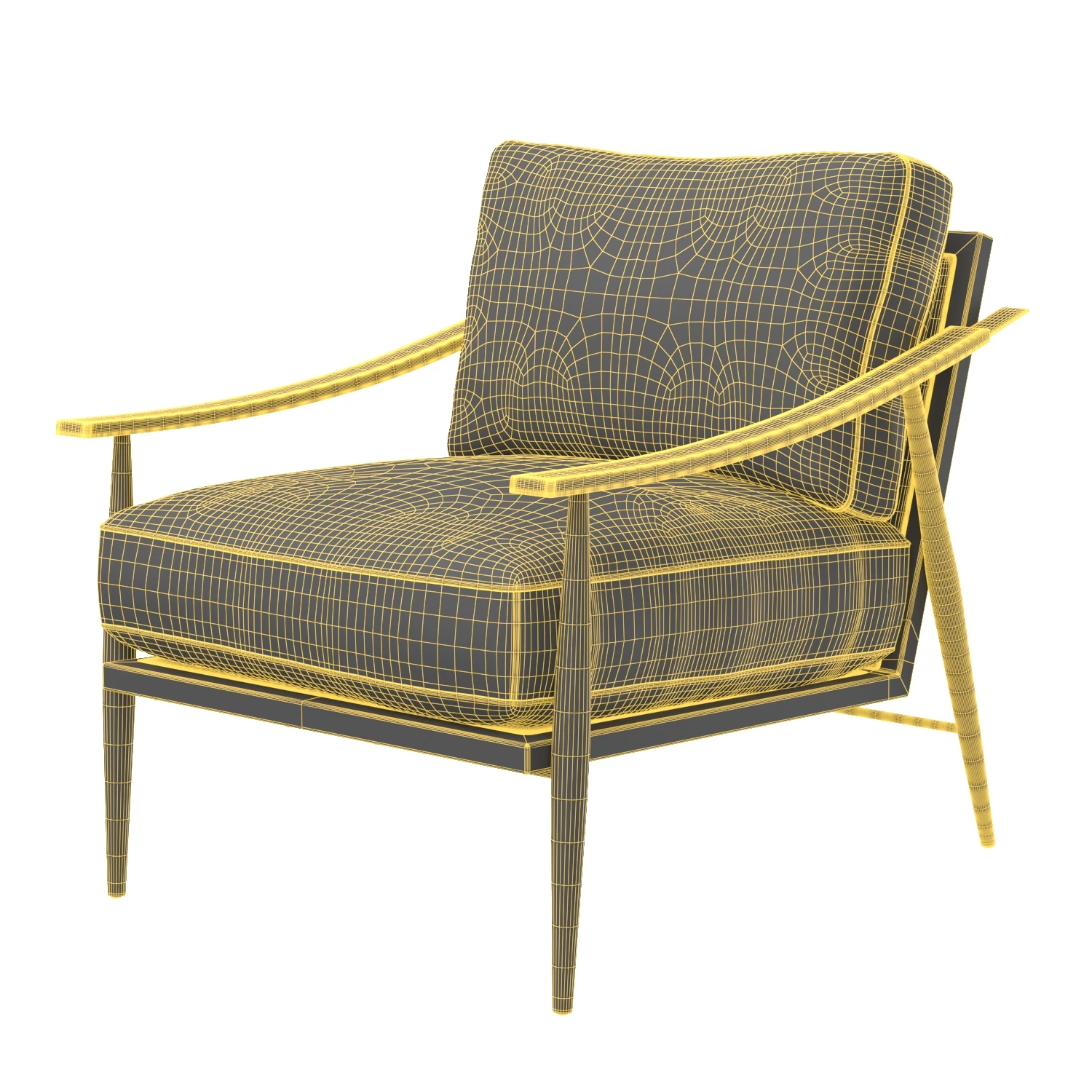 Four Hands Kennedy Chair 3D Model_07