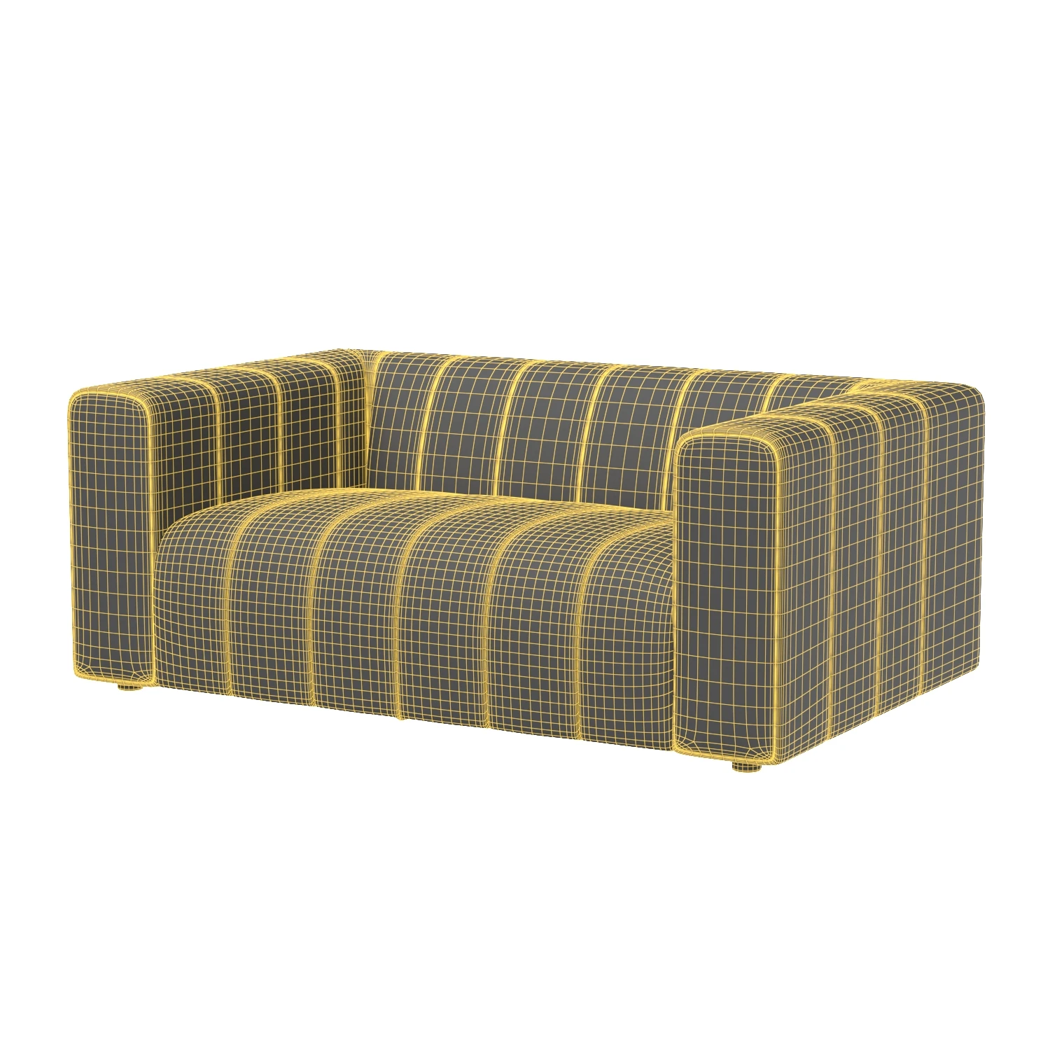 Four Hands Langham Sofa 71in Fayette Cloud 3D Model_07