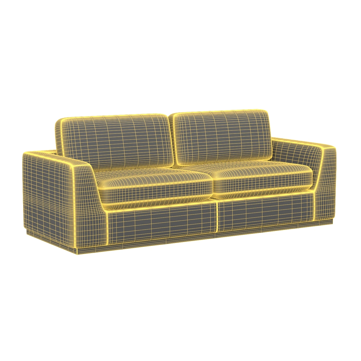 Four Hands Living Room Colt Sofa UCEN-00702-789 3D Model_07