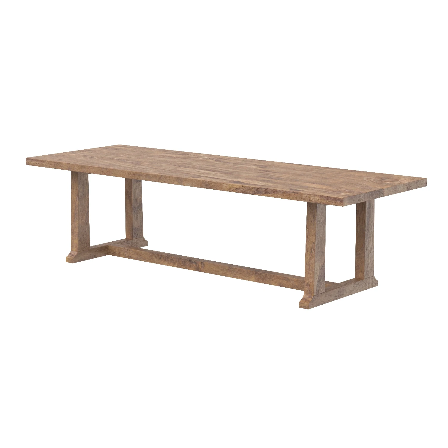 Four Hands Otto Dining Table 3D Model_01