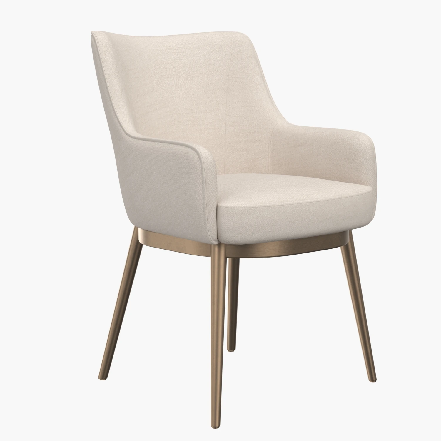 Franklin Dining Armchair 3D Model_01