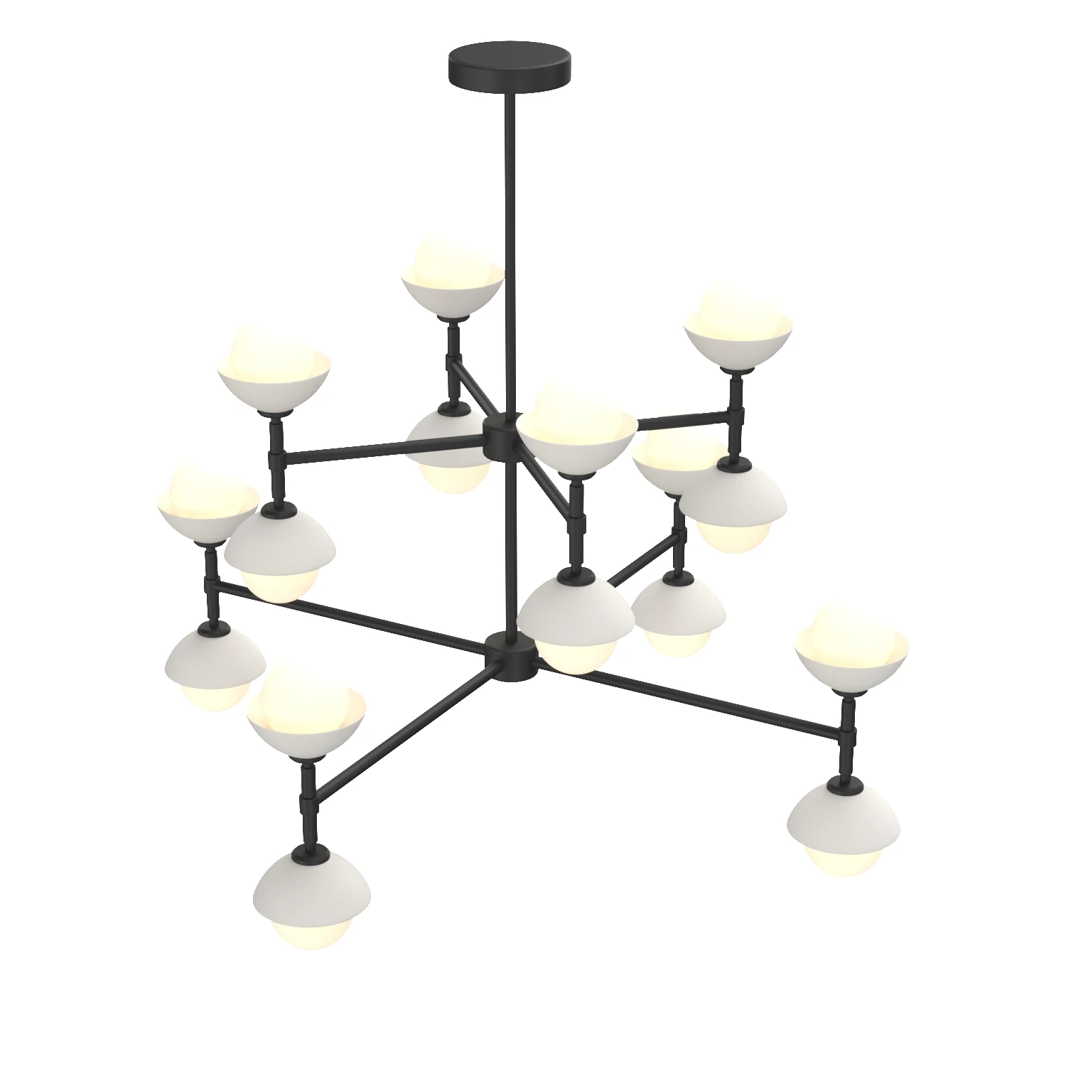 Greenwich 38 inch 2-Tier Chandelier 3D Model_06