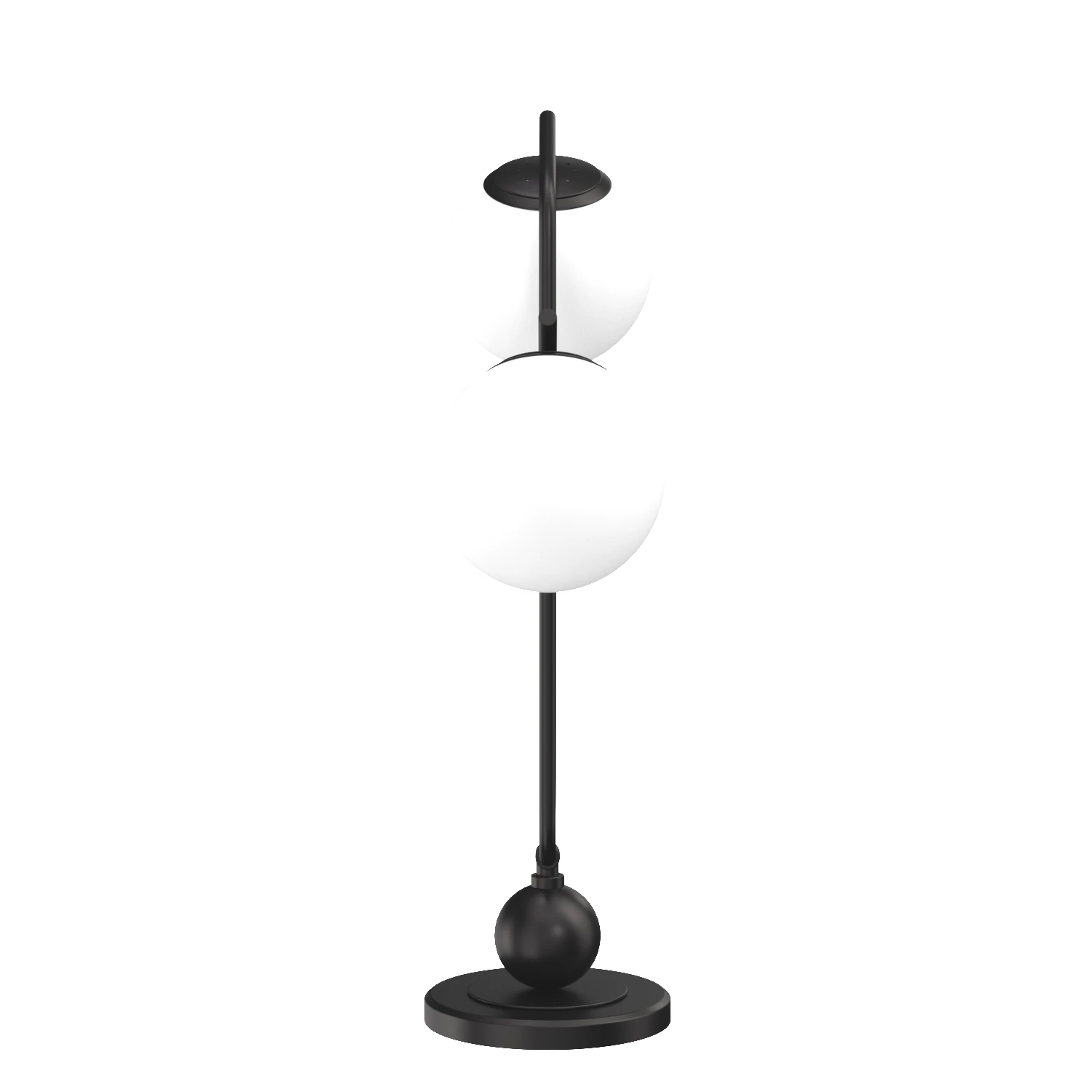 Hamilton Tl-2 Globe Light Metal And Marble 3D Model_03