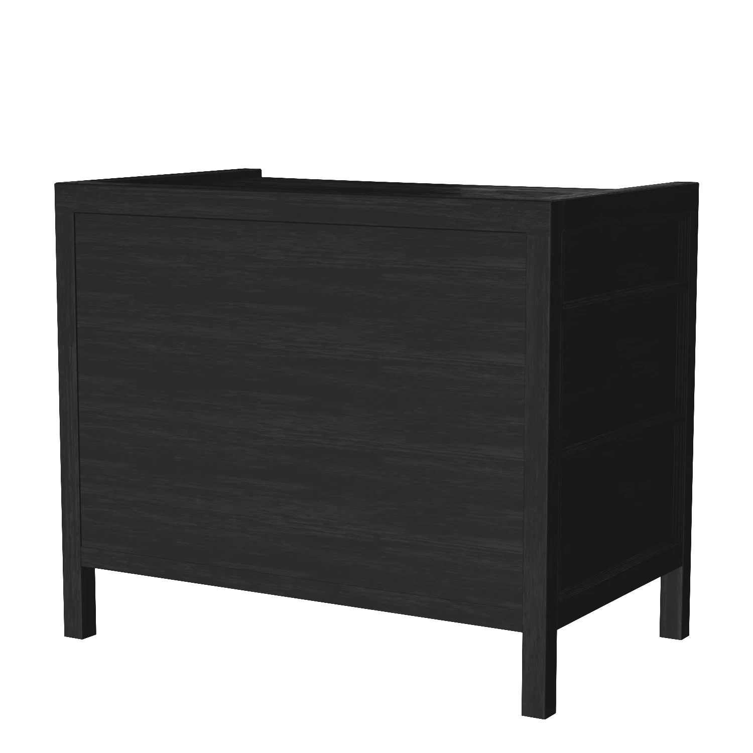 Hampton Side Table Hand Rubbed Black 3D Model_06