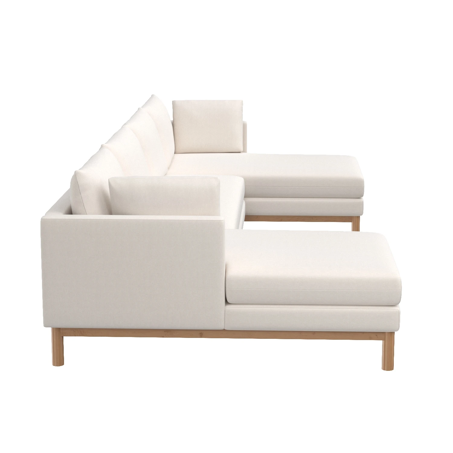 Hargrove 3-Piece U-Shaped Chaise Sectional 138 inch 3D Model_03