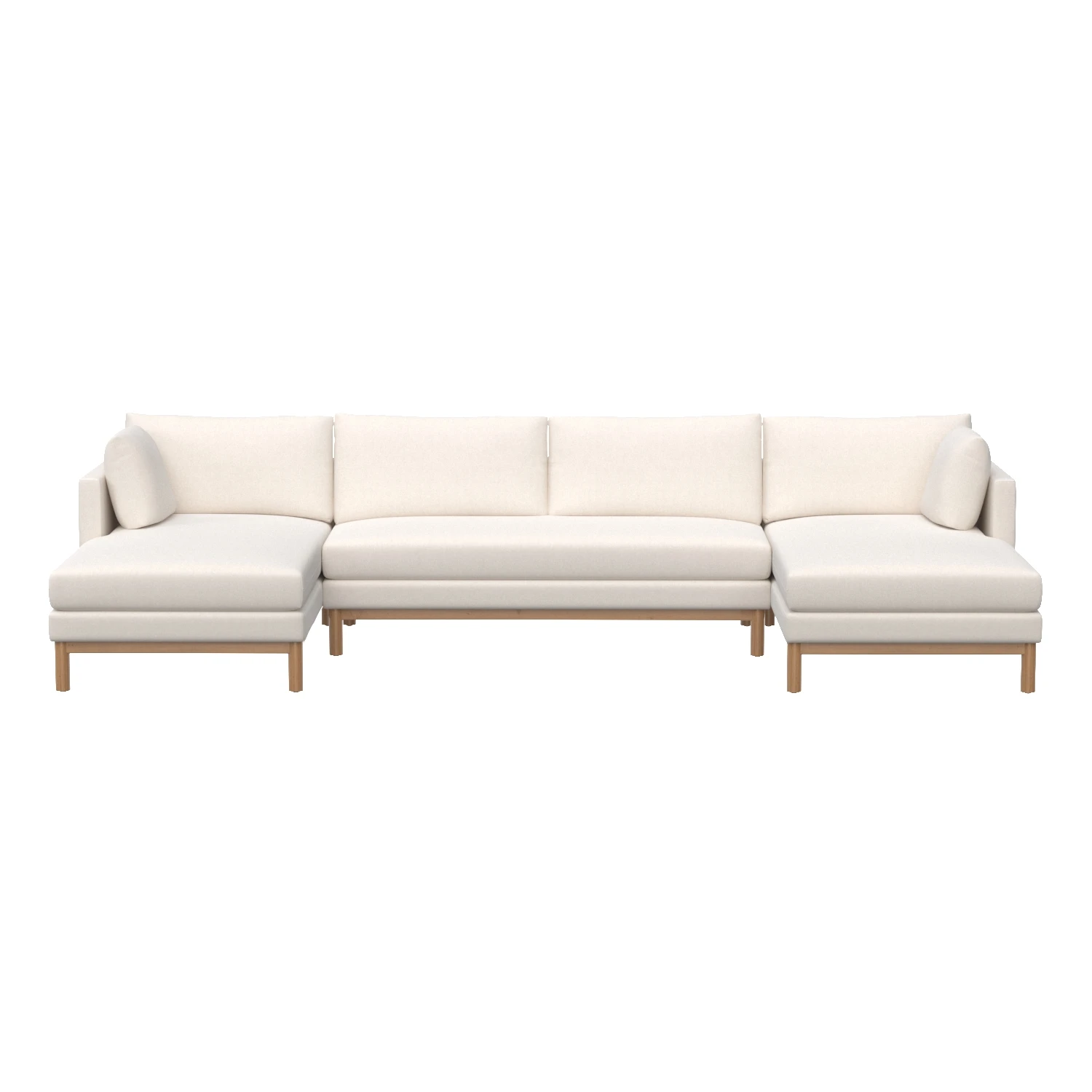 Hargrove 3-Piece U-Shaped Chaise Sectional 138 inch 3D Model_01