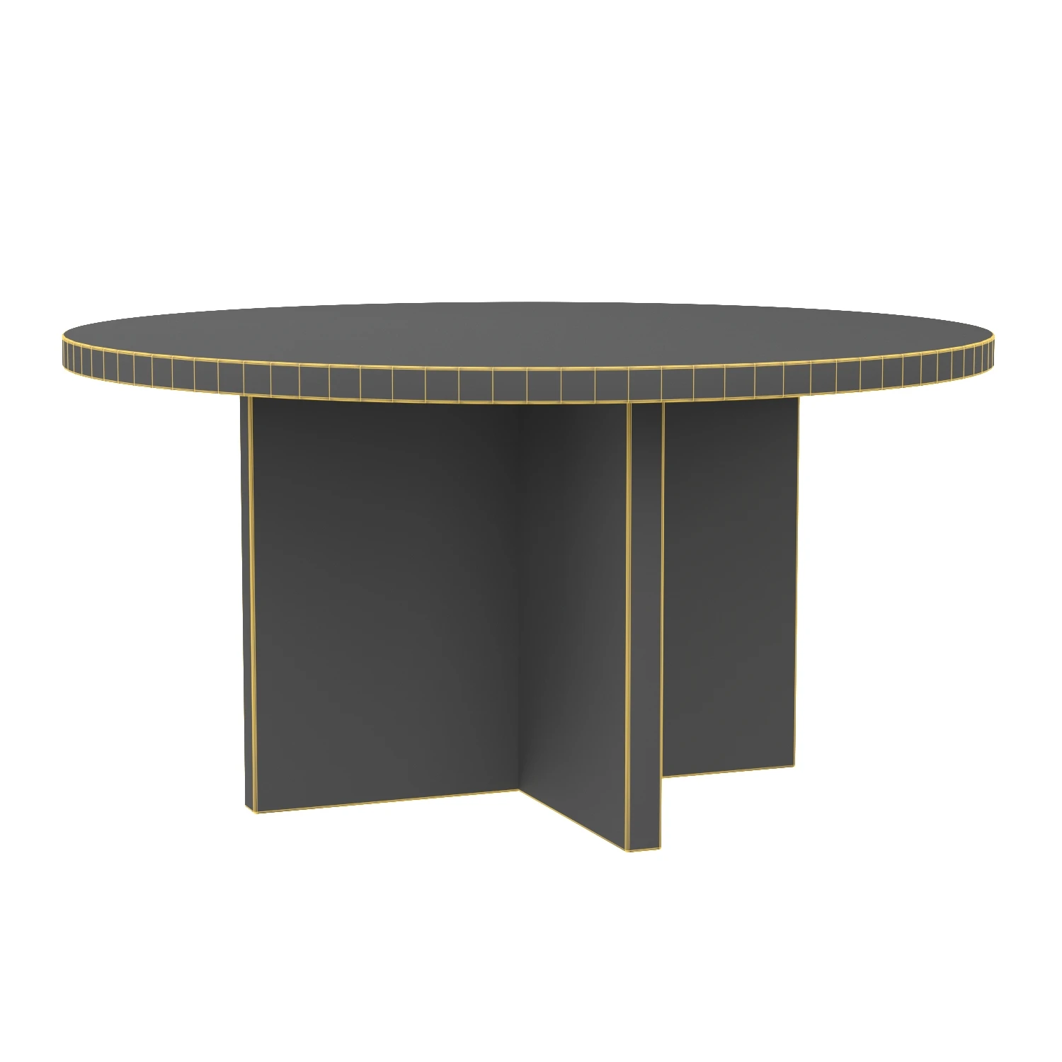 Harley Round Dining Table 3D Model_07