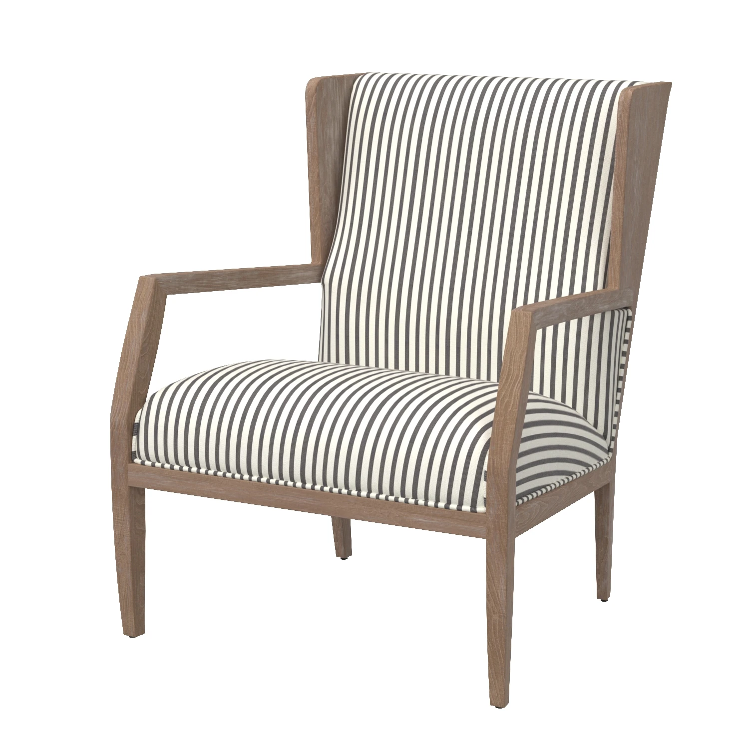Harvey Upholstered Armchair 3D Model_01