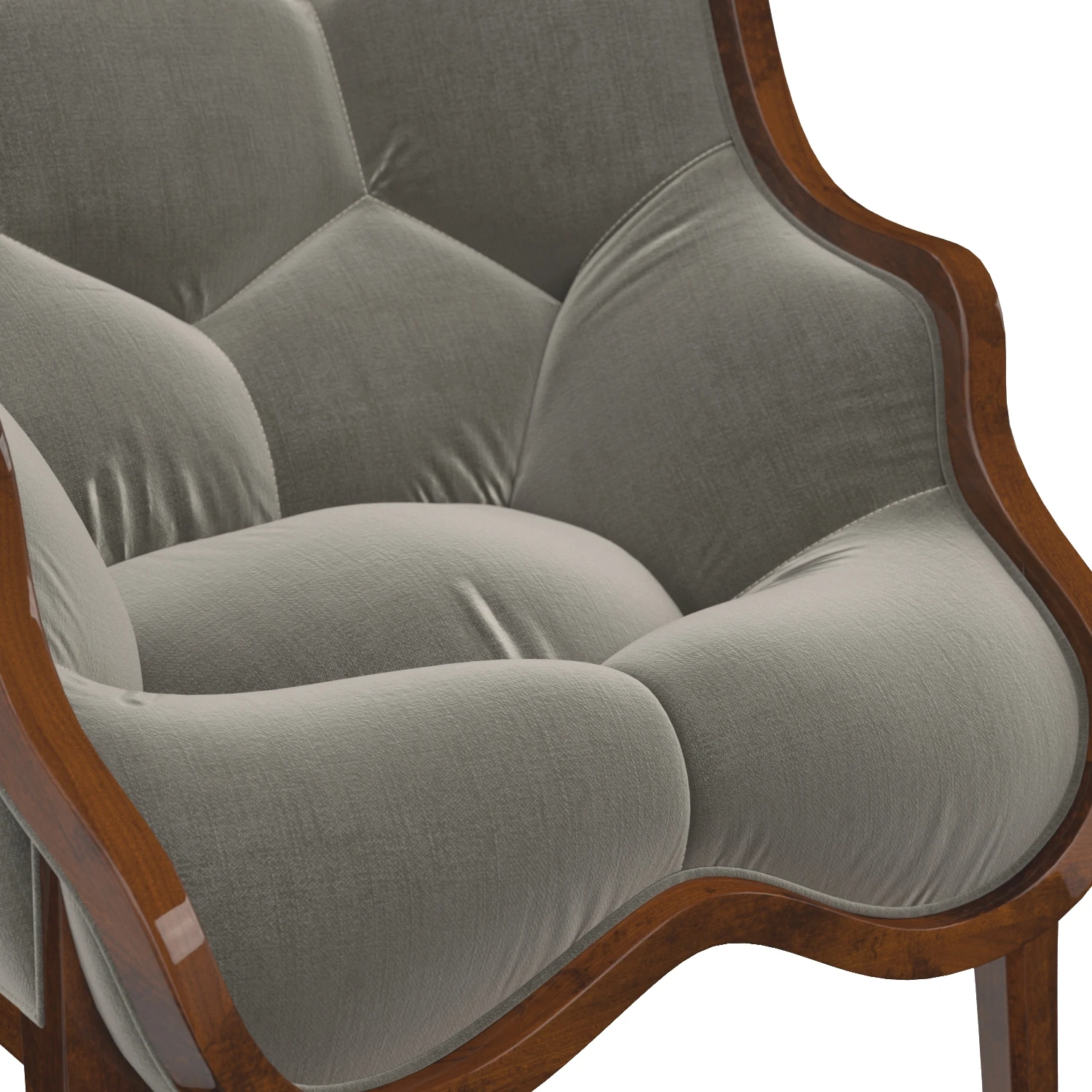 Hexagonal Cocktail Armchair 3D Model_010