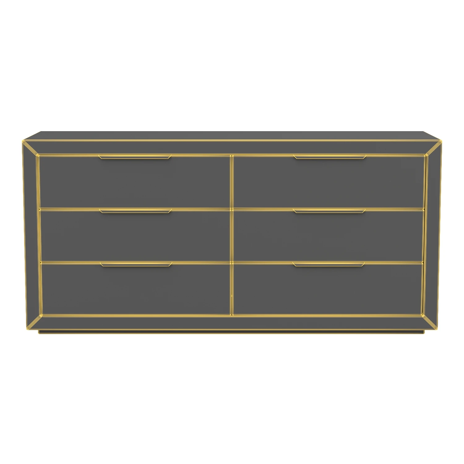 Holden Six Drawer Dresser 3D Model_07