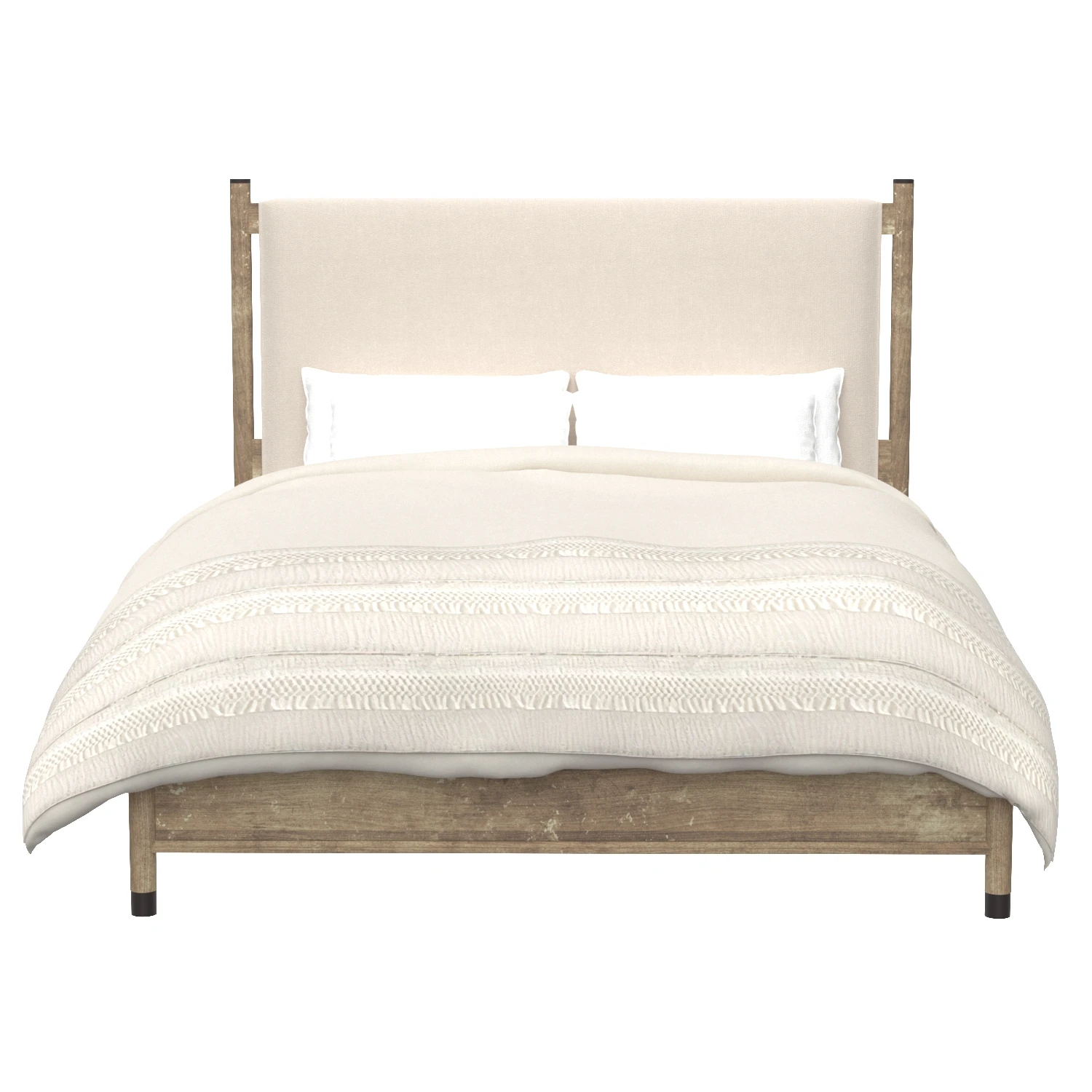 Hooker Furniture Bedroom Affinity California King Upholstered Bed 3D Model_06