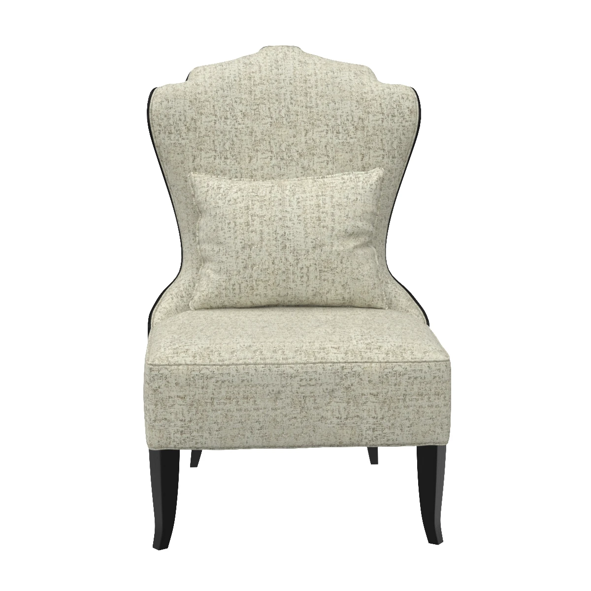 Hooker Furniture Living Room Sanctuary Belle Fleur Slipper Chair 5845-52001-99 3D Model_06