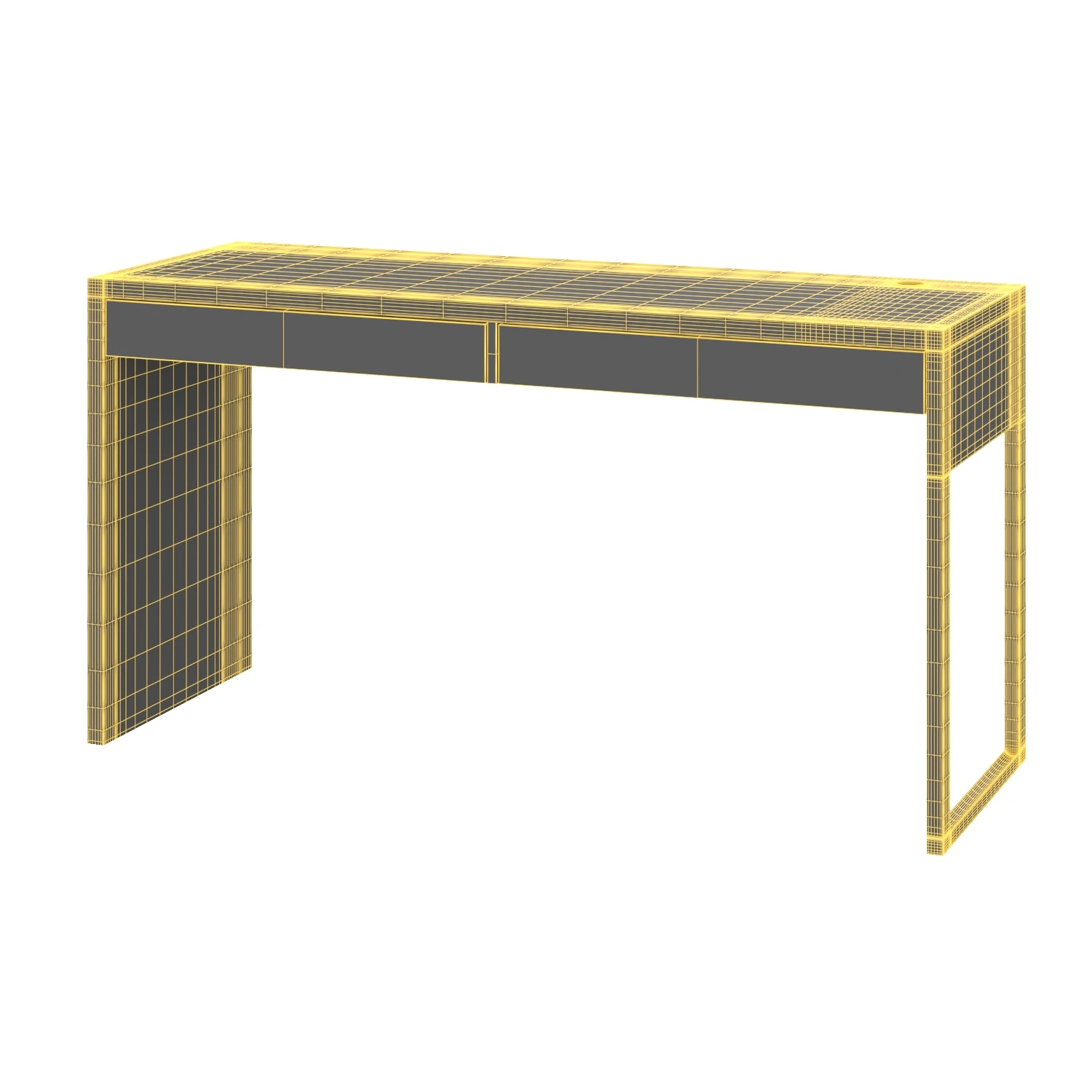Ikea Micke Desk 3D Model_07
