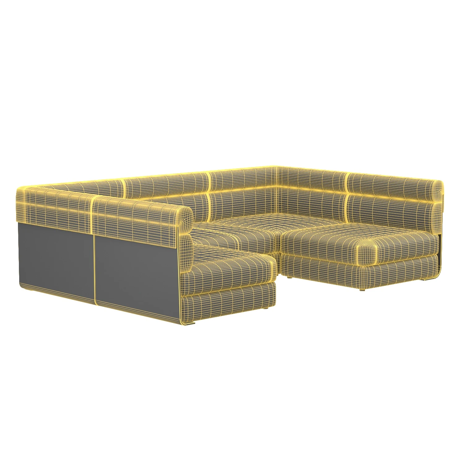 Imbu 5-Piece Sectional Sofa Deauville Stone 3D Model_07