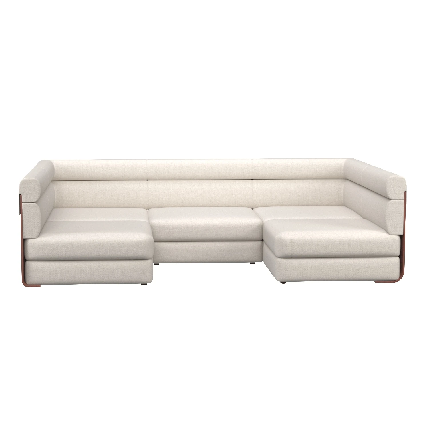 Imbu 5-Piece Sectional Sofa Deauville Stone 3D Model_06