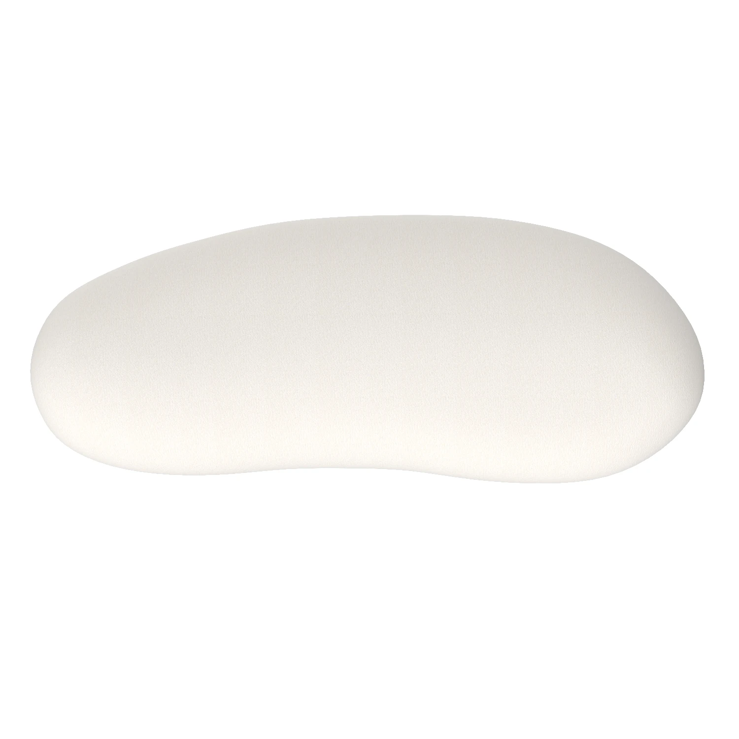Jami Upholstered Cream Boucle Bench 3D Model_04