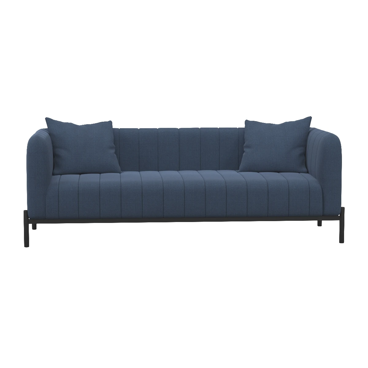 Jaxon Dark Blue Sofa 3D Model_06