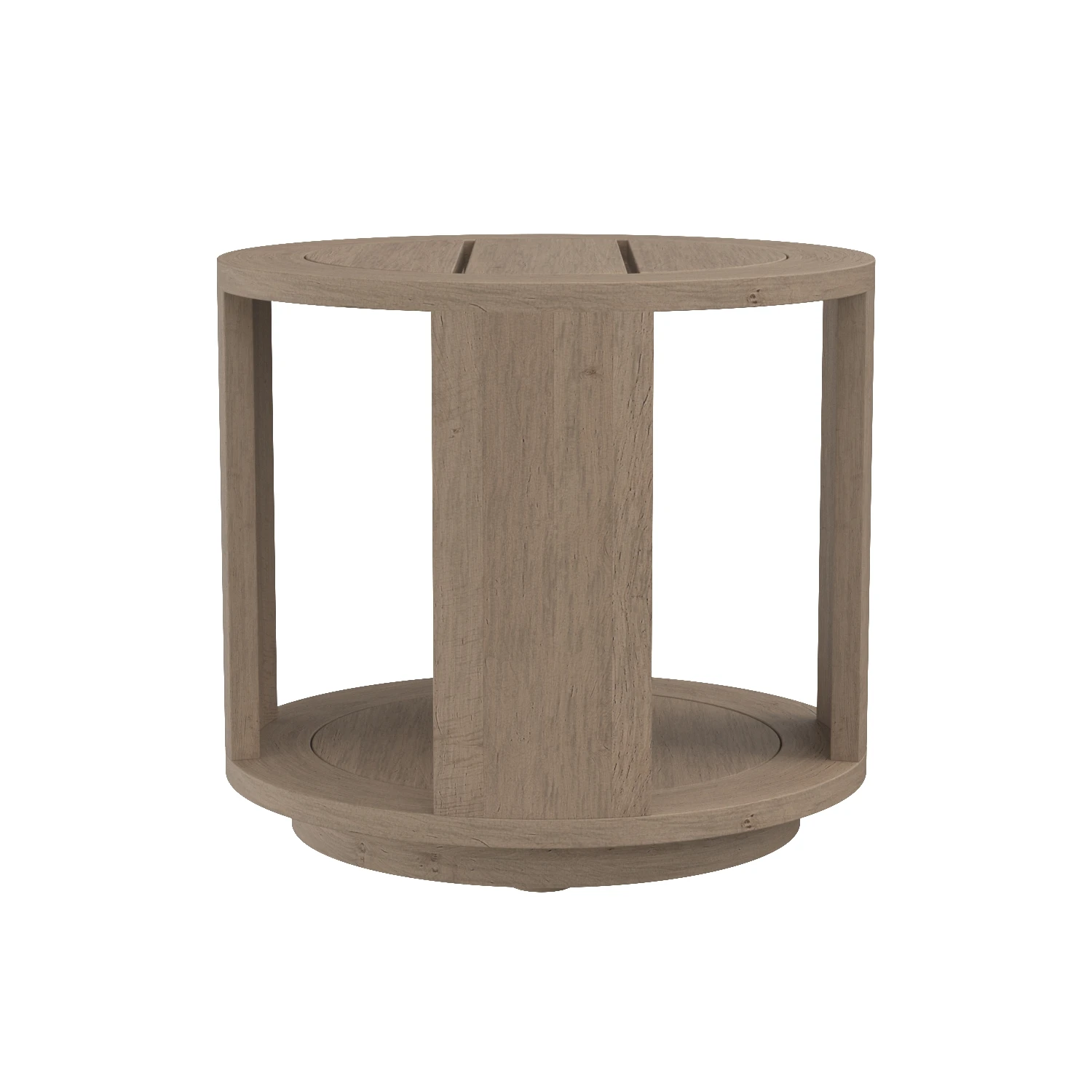 Massimo Teak Round Side Table 3D Model_03