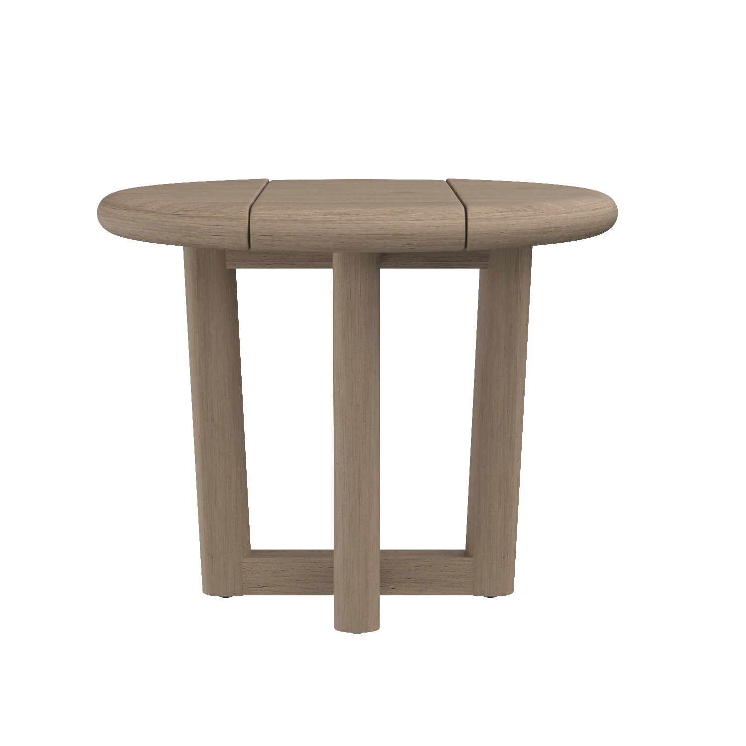 Mesa Teak Side Table 3D Model_03
