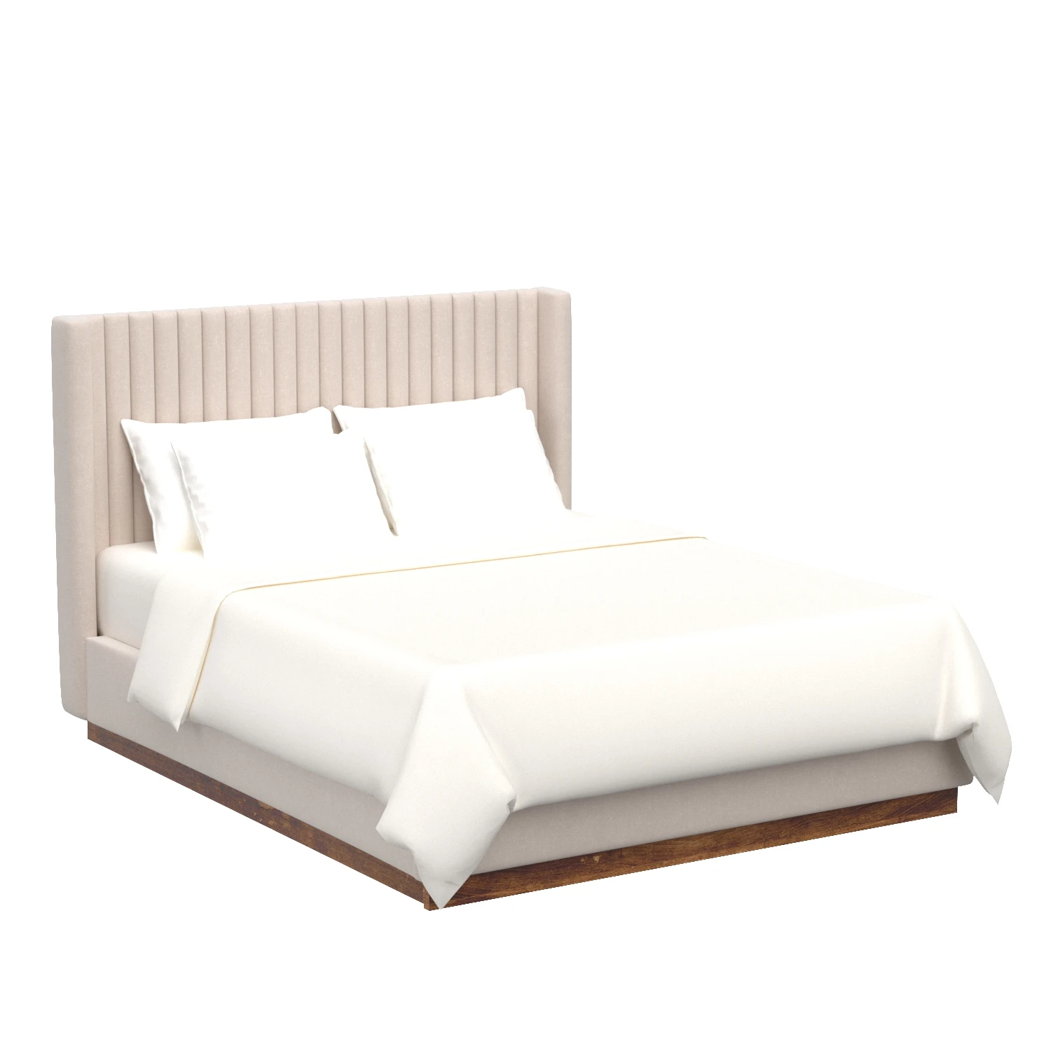 Mona Channeled Bed 3D Model_01