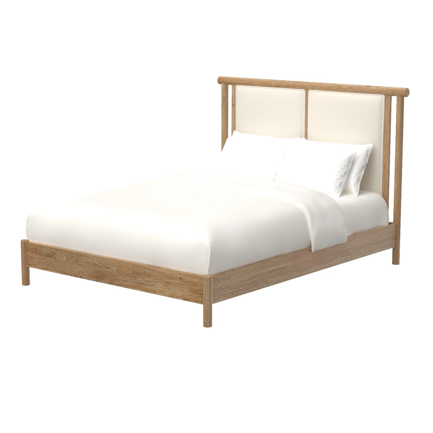 Montana Bed in Altro Snow 3D Model_01