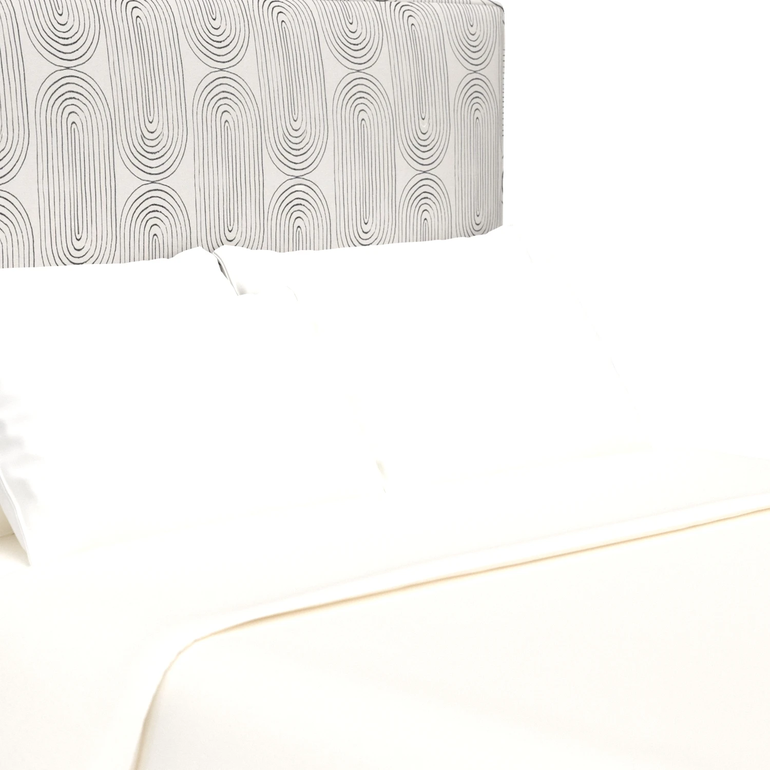 Oblong Slate Loran Upholstered Bed 3D Model_05