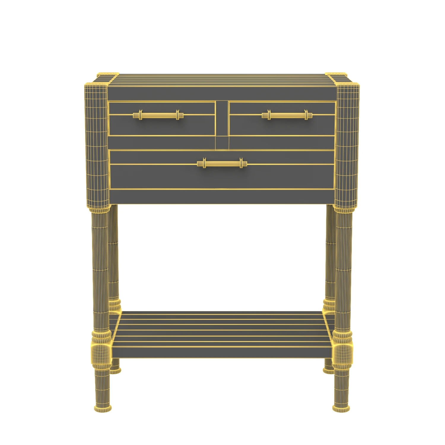 Peters Console Table 3D Model_07