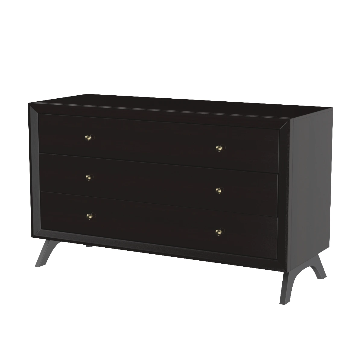 Providence Three-Drawer Dresser MOD-6059-CAP 3D Model_01