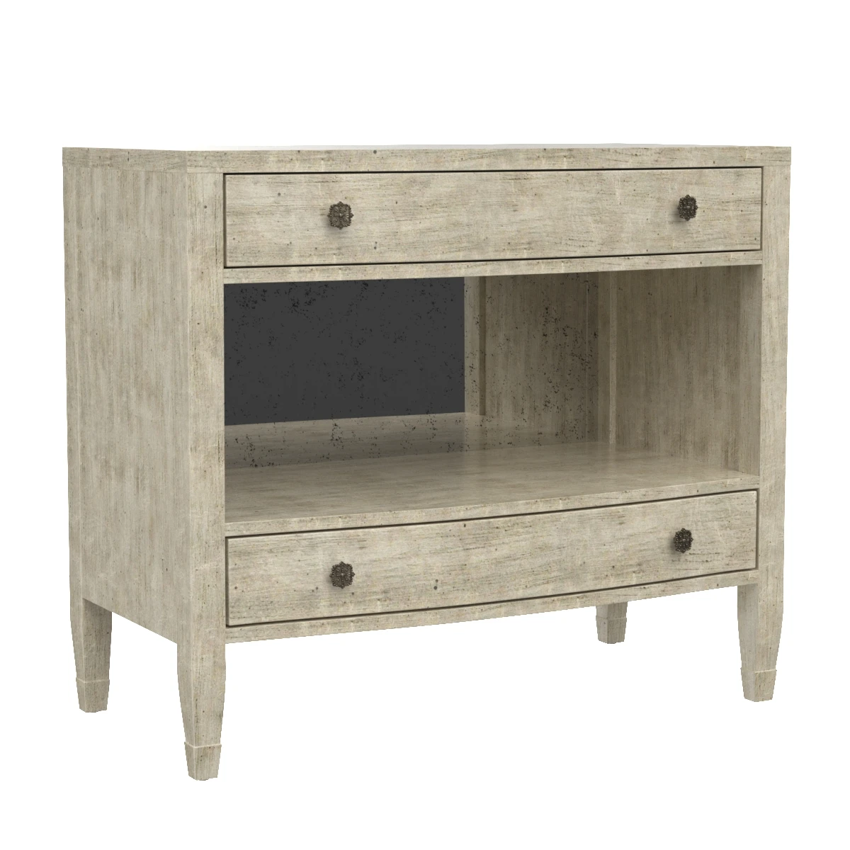 Sanctuary Gemme Two Drawer Nightstand 3D Model_01