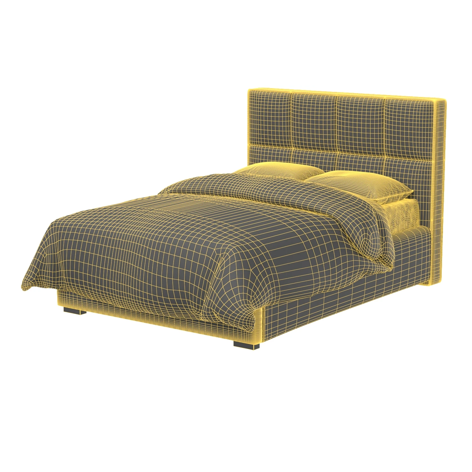 Scoresby Complete Queen bed Desert 3D Model_07