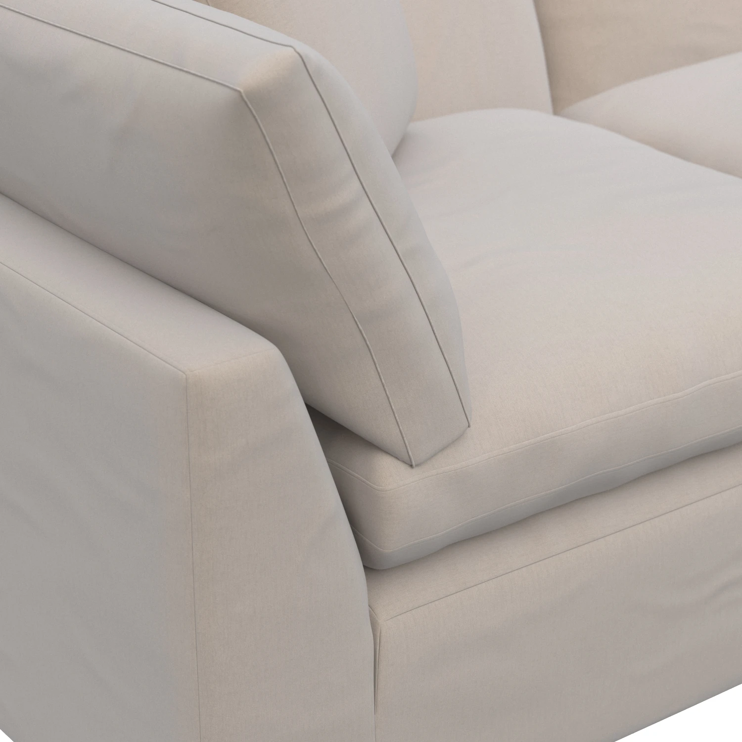 Stevie 4-Piece Sectional Sofa w Ottoman 232451-001 3D Model_05